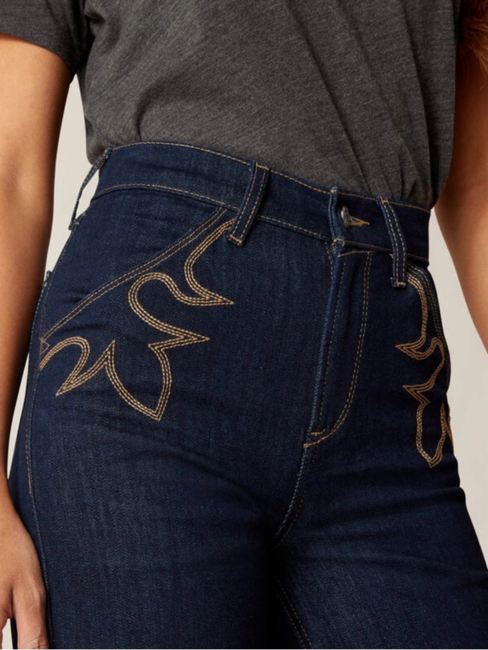 Ariat Women's Ultra High Rise Wide Leg Jeans 26L